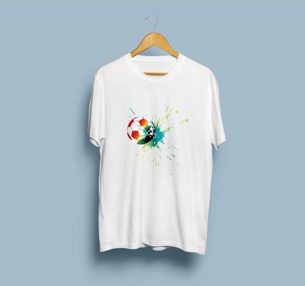 Oversize Futbol Topu Tasarım Unisex T-shirt - Image 1