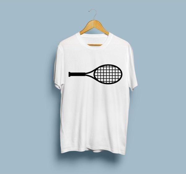 Oversize Raket Tasarım Unisex T-shirt - Image 1