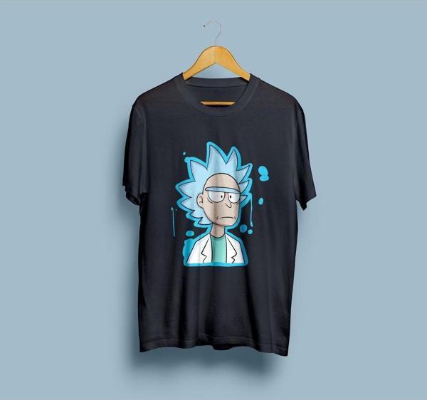 Oversize Rick Sanchez Tasarım Unisex T-shirt - Image 1