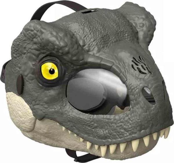 Jurassic World Rebirth Işıklı ve Sesli T-Rex Dinozor Maskesi JCH04 - Image 1