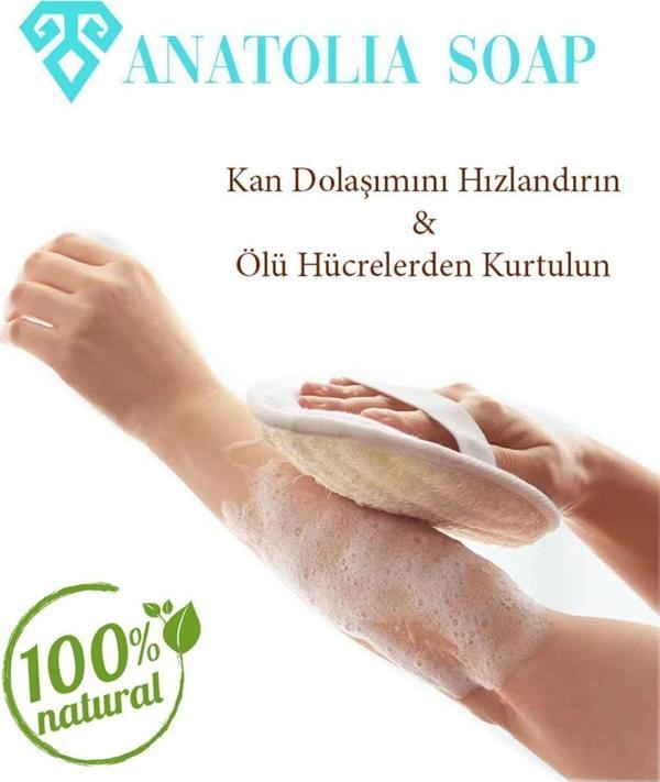 Anatolia Soap Doğal Kabak Lifi Kesesi, Selülite Batık Ve Sivilcelere Son Ve Bulaşık Lifi - Image 1