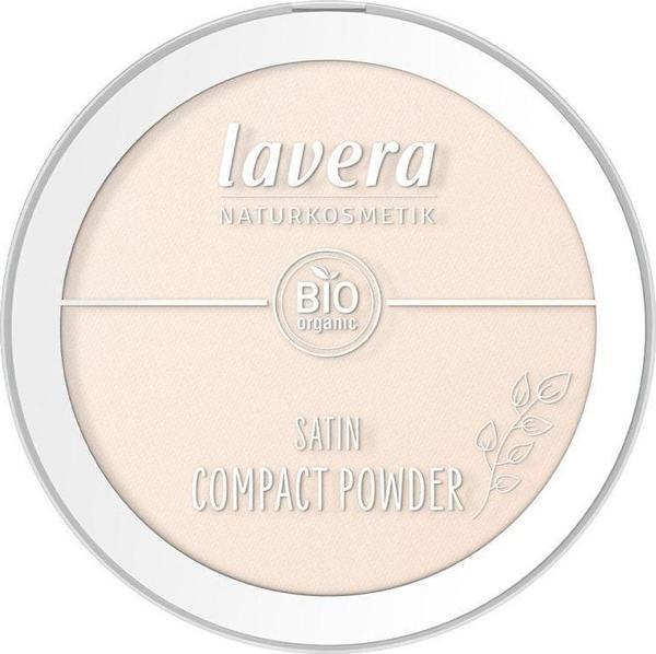 Lavera Satin Compact Powder Pudra 9.5 G | Light 01 - Image 1