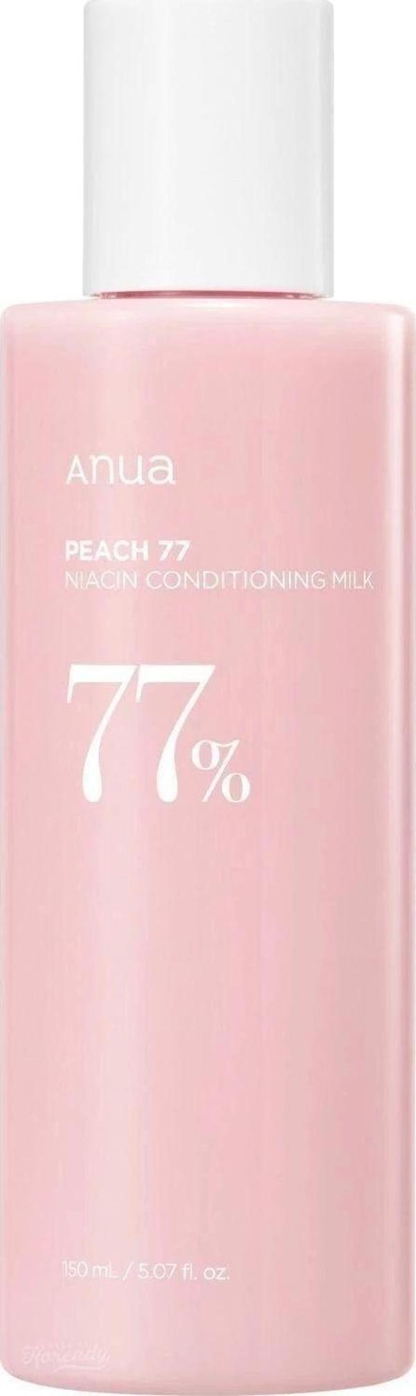 Anua Peach 77% Niacin Conditioning Milk (Korendy) Yağlandırmadan Nemlendiren Şeftali Parlatıcı Süt 150Ml - Image 1