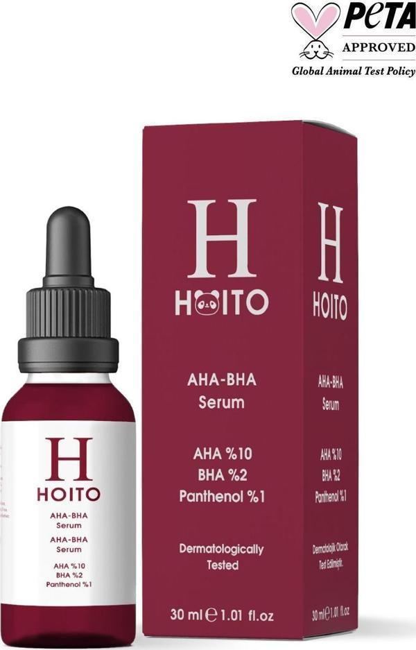 Hoito Aha Bha Serum 30Ml - Canlandırıcı Cilt Tonu Eşitleyici Kırmızı Peeling Cilt Bakım Serumu - Image 1