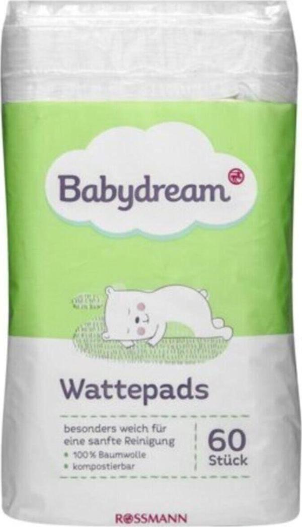 Babydream Vegan Bebek Temizleme Pamuğu 60 Adet - Image 1