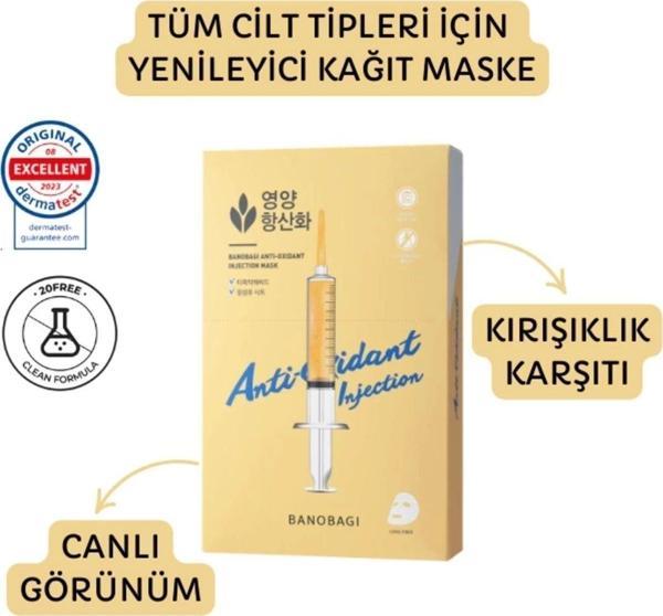Banobagi Anti-Oxidant Booster Mask (Canlı Görünüm Kırışıklık Karşıtı Maske) - Image 1