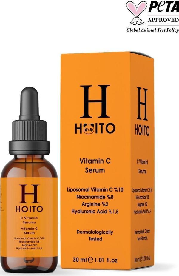 Hoito C Vitamini Serumu 30Ml - Ton Eşitleyici Ve Aydınlatıcı - Liposomal Vitamin C % 10 - Image 1