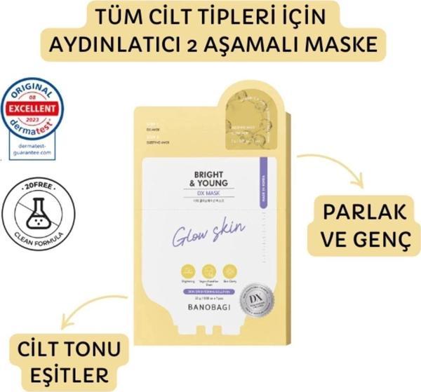 Banobagi Dx Mask Bright & Young ( Cilt Tonu Eşitleyen Gençleştirici Maske) - Image 1