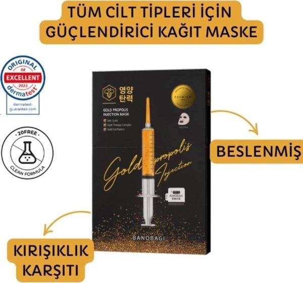 Banobagi Gold Propolis Booster Mask Yüz Maskesi - Image 1