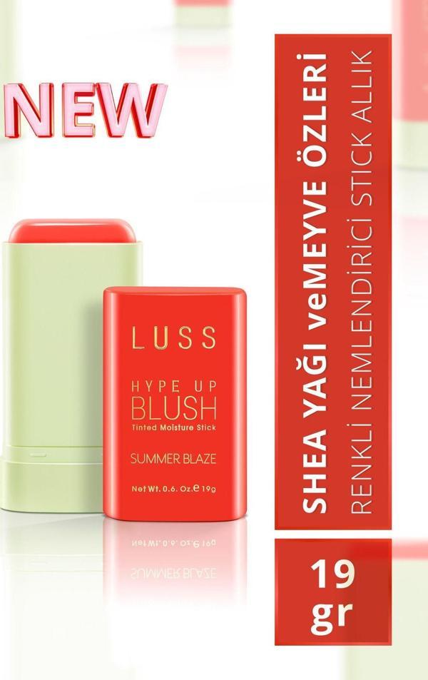 Luss Hype Up Blush Stıck Allık Summer Blaze - Image 1