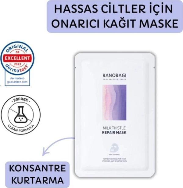 Banobagi Milk Thistle Repair Mask (Onarıcı Kağıt Maske) - Image 1