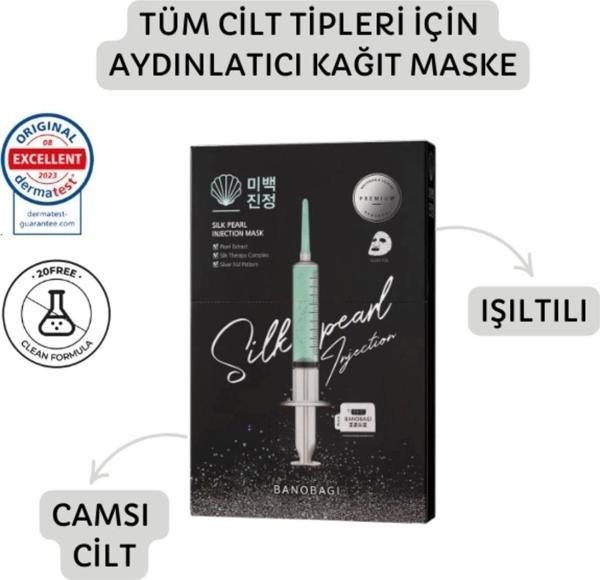 Banobagi Silk Pearl Booster Mask ( Cam Cilt Etkili Işıltı Veren Maske) - Image 1