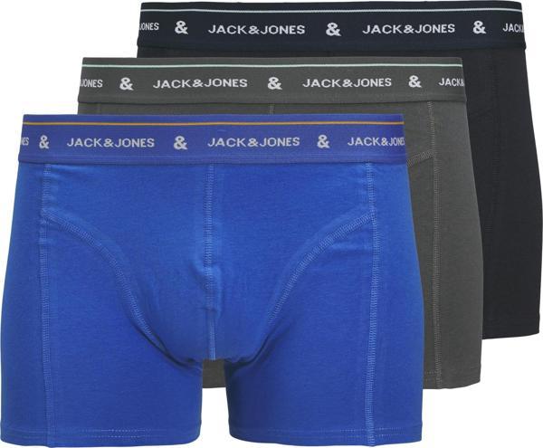 Jack Jones Jacron Solıd Trunks 3 Pack Erkek Lacivert Boxer 12268602-04 - Image 1