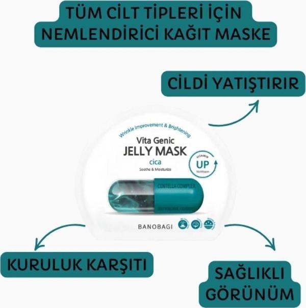 Banobagi Vita Genic Jelly Mask Cica ( Ve Aydınlık Veren Maske) - Image 1