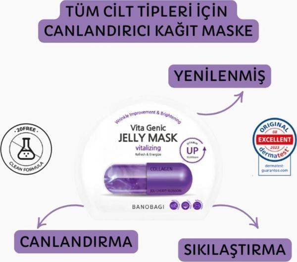 Banobagi Vita Genic Jelly Mask Vitalizing (Canlandırıcı Ve Sıkılaştırıcı Pamuk Maske) - Image 1