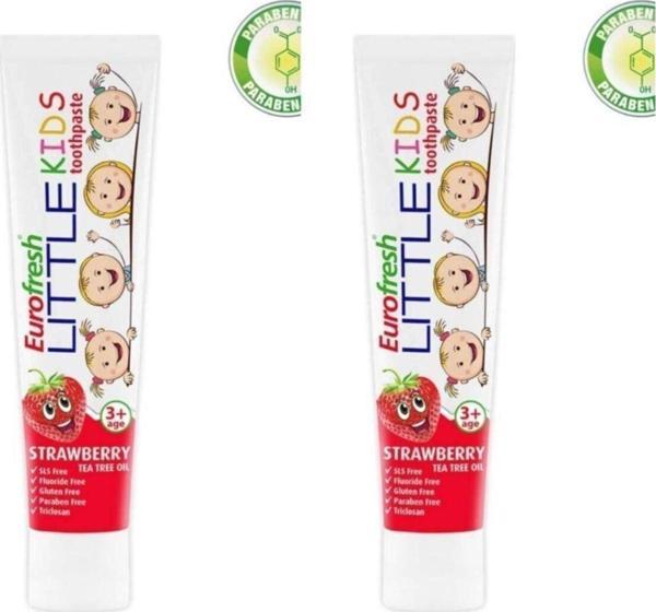 Farmasi Eurofresh 3 Yaş Üzeri Çocuklar İçin Çilek Aromalı Diş Macunu- Little Kids 50 G X 2 Adet - Image 1