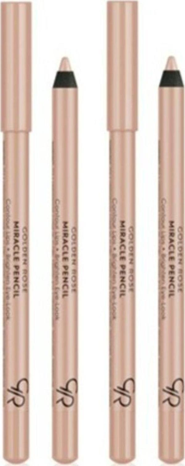 Golden Rose Göz Ve Dudak İçin Aydınlatıcı Kalem - Miracle Pencil Contour Lips Brighten Eye-Look X 2 Adet - Image 1