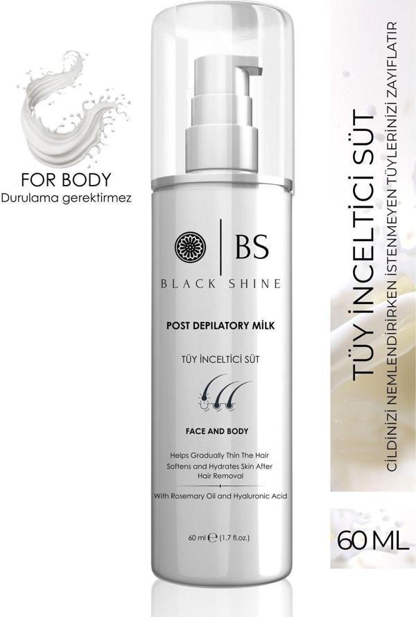 Black Shine Bs Tüy Inceltici Ve Nemlendirici Süt Isırgan Otu & Hyaluronik Asit Özlü 60 Ml - Image 1