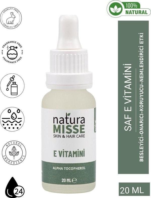 Naturamisse E Vitamini 20 Ml Nemlendirici Yaşlanma Ve Kırışıklık Karşıtı Onarıcı Doğal Serum - Image 1