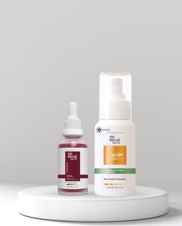 Se Rene Verte Aha Bha Peeling Serum Ve Güneş Kremi Korumaya Yönelik Bakım Seti 30 Ml + 50 Ml - Image 1
