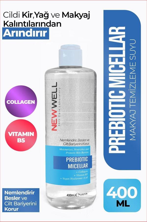 New Well Prebiotic Micellar-Makyaj Temizleme Suyu 400Ml - Image 1