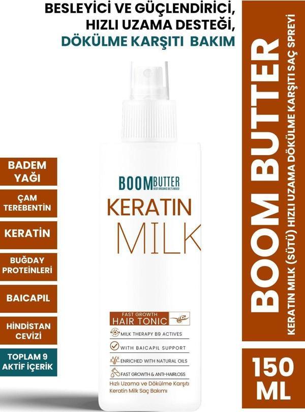 Procsin Boom Butter Keratin Milk (Sütü) Hızlı Uzama Dökülme Karşıtı Saç Spreyi 150Ml - Image 1