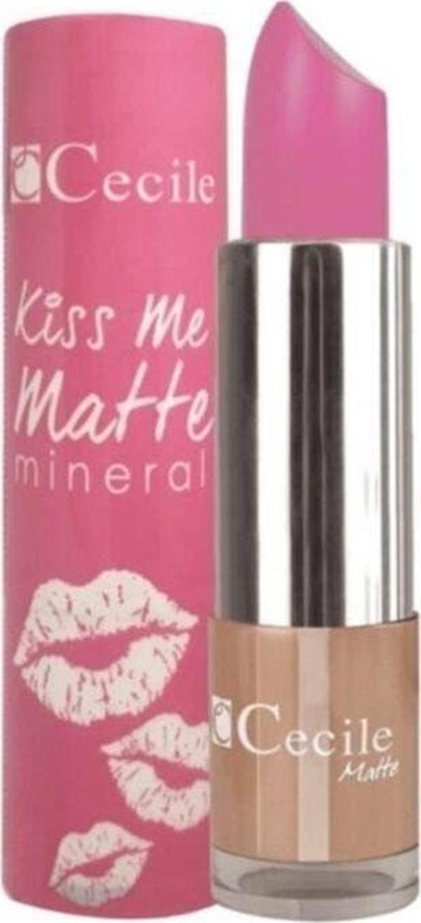 Cecile Kiss Me Matte Mineral Mat Ruj 301 - Image 1