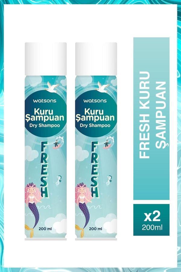 Watsons Kuru Şampuan Fresh 200 Ml 2 Adet - Image 1