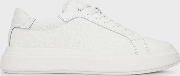 Calvin Klein Erkek Monokrom Kalın Tabanlı Spor Beyaz Sneaker HM0HM01970-0K4 - Image 1
