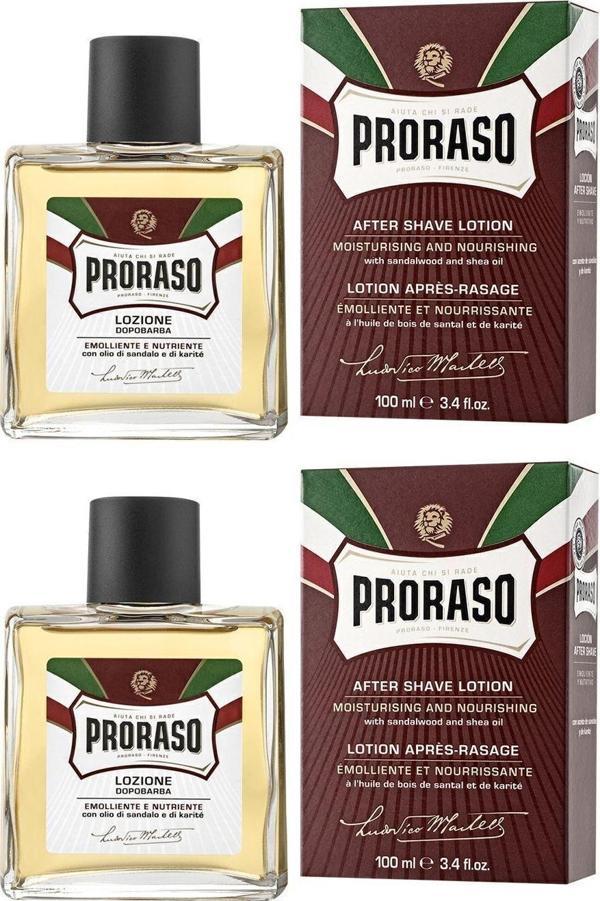 Proraso Tıraş Sonrası Losyonu Sandal Ağacı Özlü 100 Ml 2 Adet - Image 1