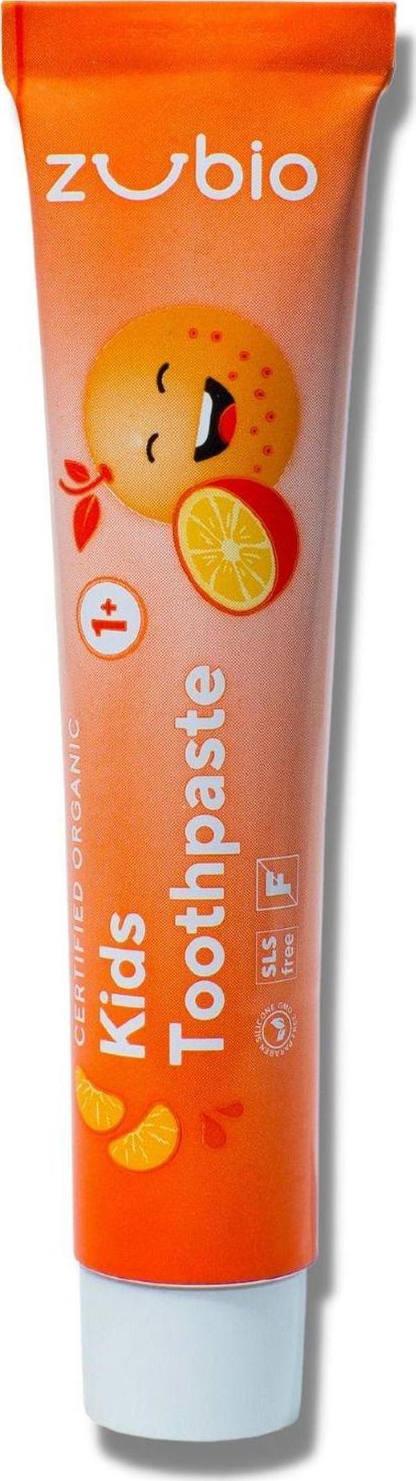 Zubio Florürsüz Çocuk Diş Macunu Portakal Ve Mandalina, 50 Gr - Image 1