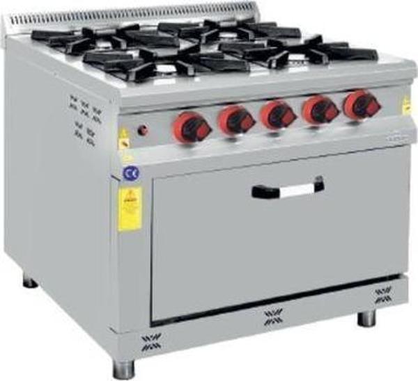 CSA Karacasan 100x100 Cm 4+1 Tüplü 4 Lü Kuzine Ocak - Image 1