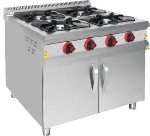 CSA Karacasan 100x100 Cm Tüplü 4 Lü Dolaplı Ocak - Image 1