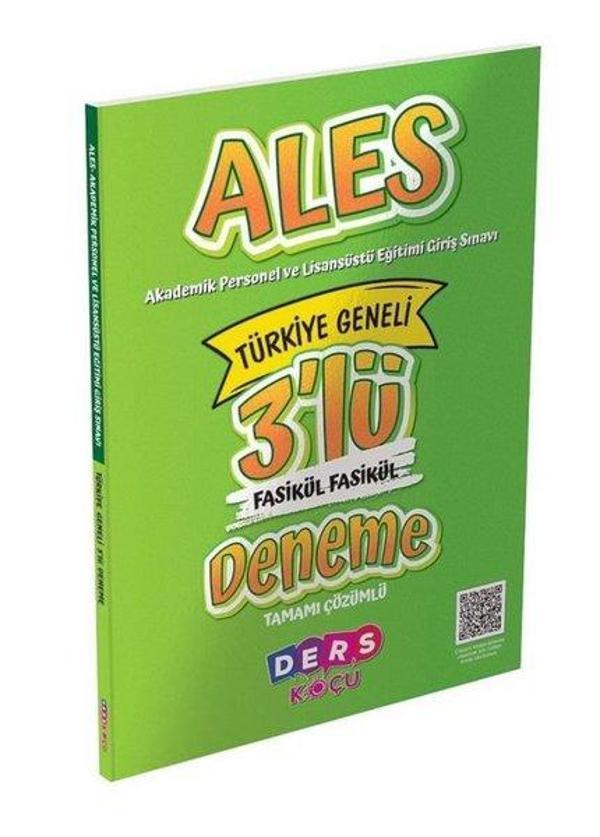 ALES 3'lü Fasikül Fasikül Deneme - Ders Koçu - Image 1