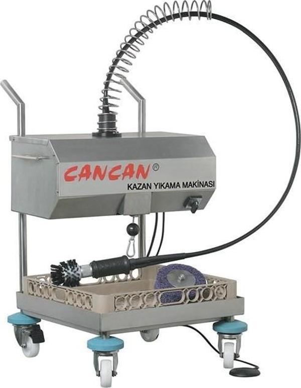 Cancan Endüstriyel Tip Kazan Yıkama Makinesi Mobil Arabası - Image 1
