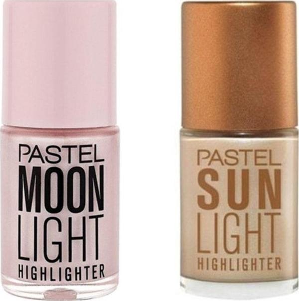 Pastel Likit Aydınlatıcı - Sun Light Highlighter 4.2 Ml + Moon Light Highlighter No:100 Aydınlatıcı - Image 1