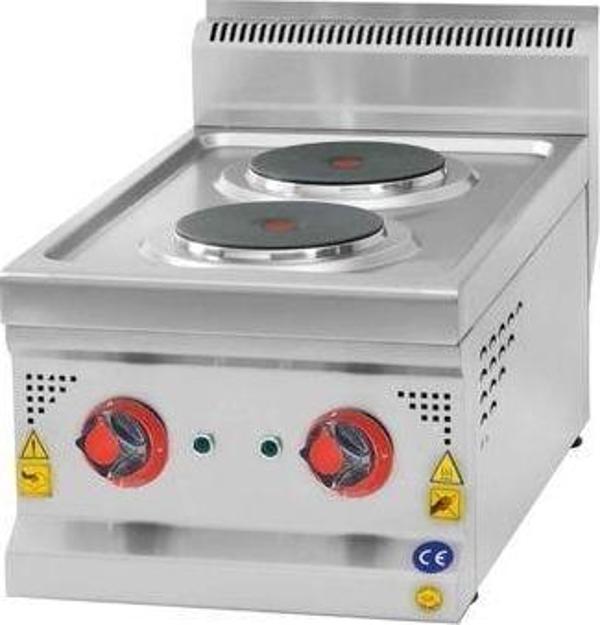 CSA Karacasan 600 Seri Set Üstü Elektrikli İki Gözlü Ocak - Image 1