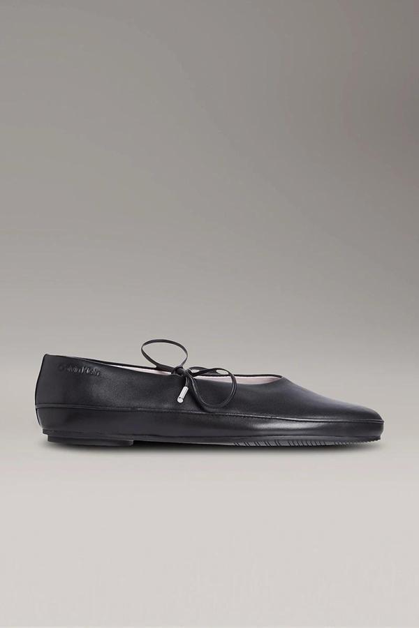 Calvin Klein Kadın Deri Mary Jane Siyah Sneaker HW0HW02656-BEH - Image 1