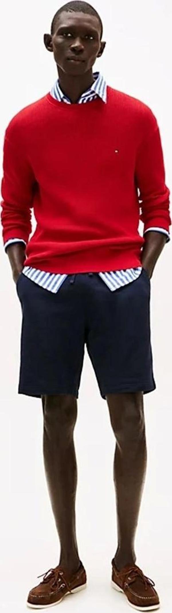 Tommy Hilfiger Erkek Klasik Penye Mavi Eşofman Altı MW0MW37240DW5 - Image 1