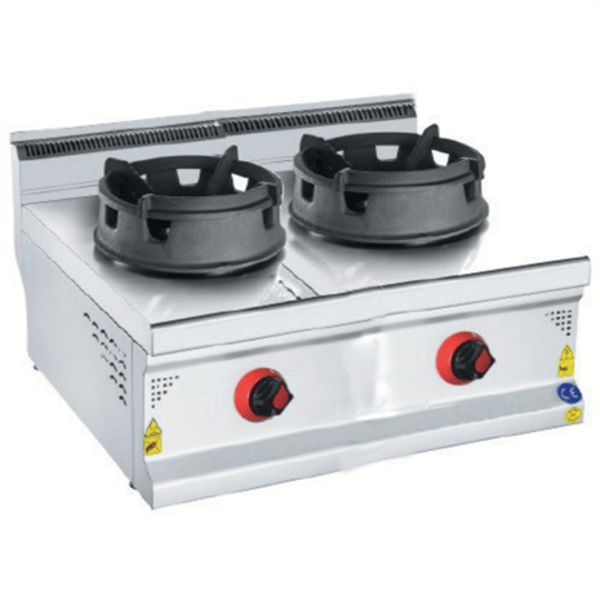 CSA Karacasan 700 Seri Set Üstü Çiftli Doğalgazlı Wok Ocak - Image 1