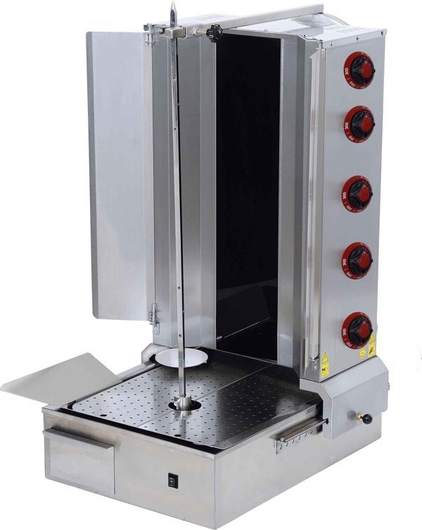 CSA Karacasan  Elektrikli 5 Radyan Alttan Motorlu Döner Ocağı Makinesi - Image 1