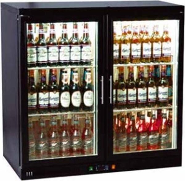 CSA Karacasan Çift Kapılı Set Üstü Bar Arkası Şişe Soğutucu Buzdolabı (210 Litre) - Image 1