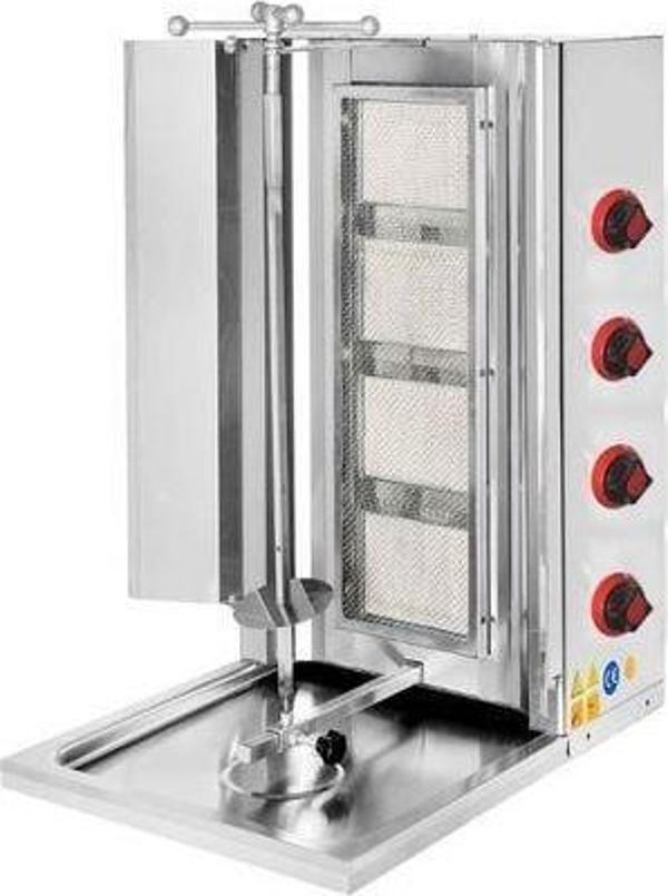 CSA Karacasan Doğalgazlı 4 Radyanlı Döner Ocağı Makinesi - Image 1