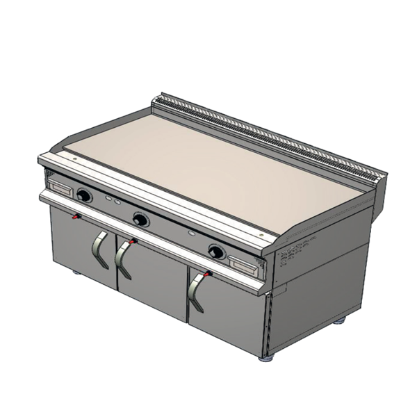 CSA Karacasan 900 Seri Dolaplı 120 cm Tüplü Düz Pleyt Izgara 120x90x85Cm - Image 1