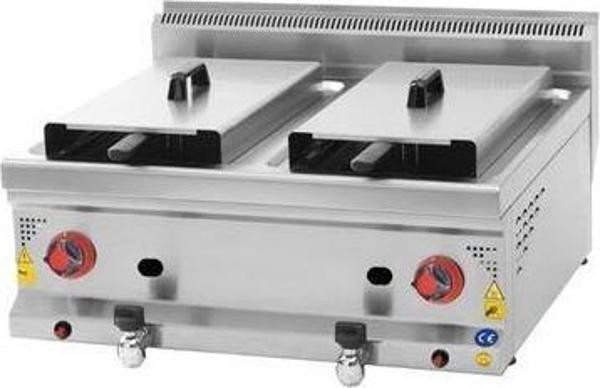 CSA Karacasan 8+8 lt 600 Seri Set Üstü Tüplü Fritöz - Image 1