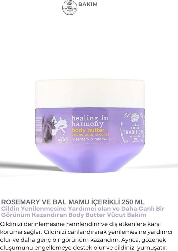 Treets Rosemary Daha Canlı Bir Görünüm Kazandıran Body Butter / Yoğun Vücut Nemlendiricisi - Image 1