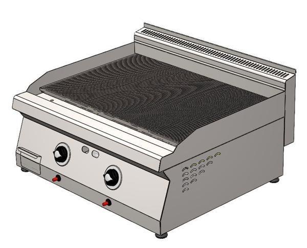 CSA Karacasan 80 cm 700 Seri Set Üstü Doğalgazlı Tam Kanallı Izgara - Image 1
