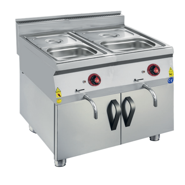 CSA Karacasan 900 Seri Dolaplı 80 cm 2' li Elektrikli Sos Benmari Makinası - Image 1