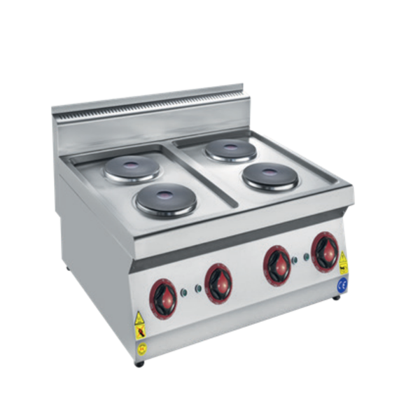 CSA Karacasan 80 cm 700 Seri Set Üstü Dört Gözlü Elektrikli Ocak - Image 1
