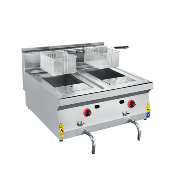 CSA Karacasan 80 cm 700 Seri Set Üstü Edge Tüplü Fritöz - Image 1